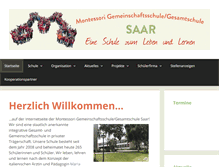 Tablet Screenshot of montessori-sb.de